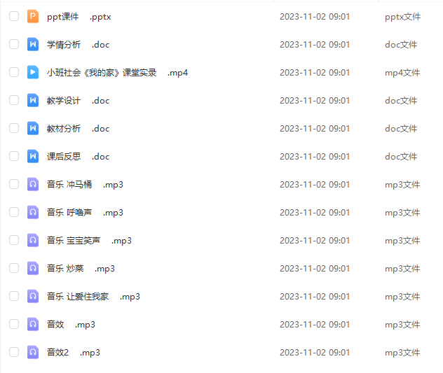 幼兒園小中大班公開課資料大全 含視頻、教案、課件、動(dòng)畫