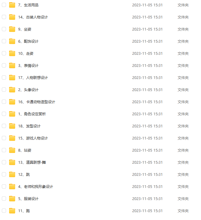 動漫繪畫系列教程 含教案、課程目標、范畫