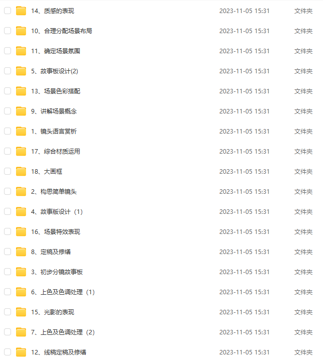 動漫繪畫系列教程 含教案、課程目標、范畫