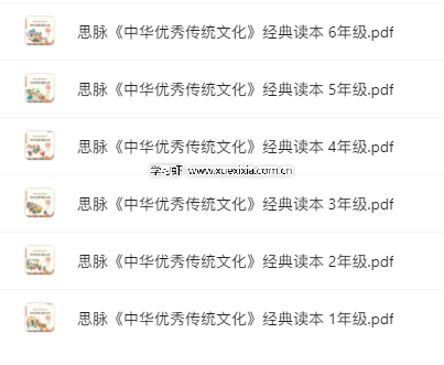 《中國(guó)優(yōu)秀傳統(tǒng)文化》經(jīng)典誦讀【含小學(xué)初中高中共1.17GB 】網(wǎng)盤下載