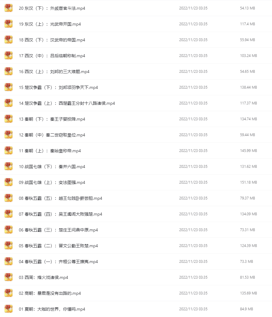 爆笑中國歷史1-4全集網盤下載 歷史不用背 看完自然會！