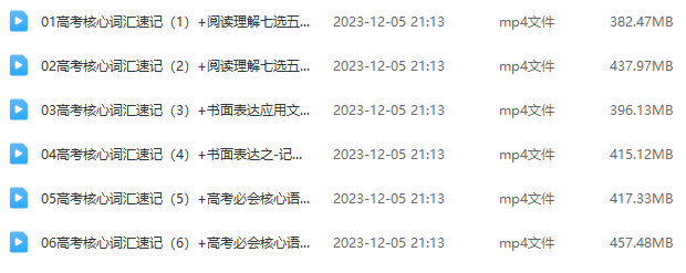 董宇輝高中英語課程視頻合集 全套網(wǎng)盤下載