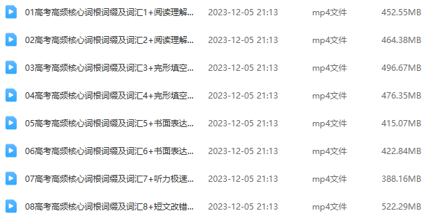 董宇輝高中英語課程視頻合集 全套網(wǎng)盤下載