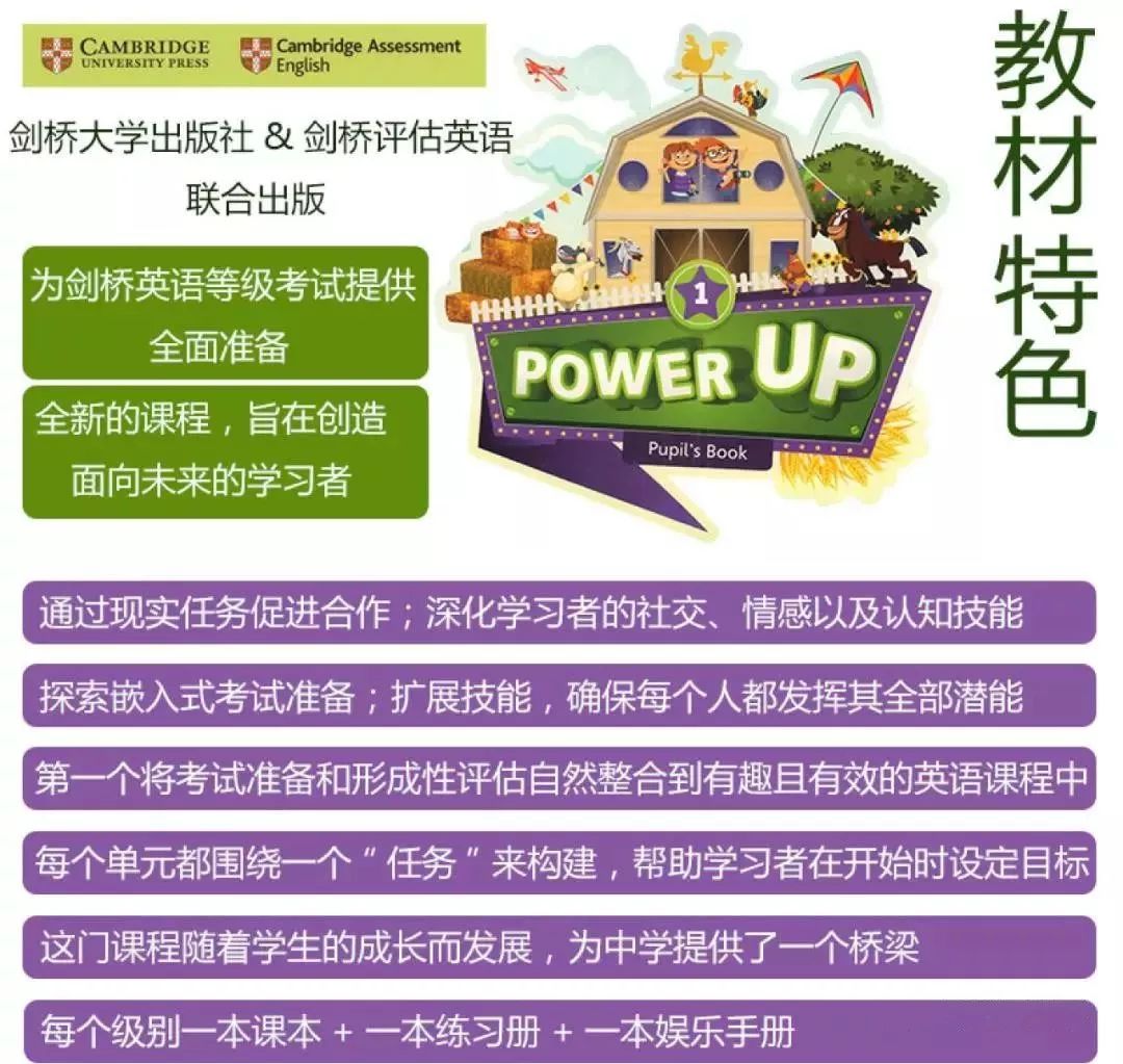 劍橋考評部認證的小學教材Power Up全套資源下載