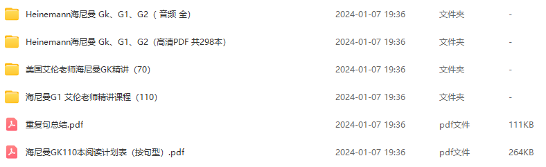 《海尼曼Heinemann》系列經(jīng)典英語分級讀物的PDF繪本、音頻教學和視頻教學全套