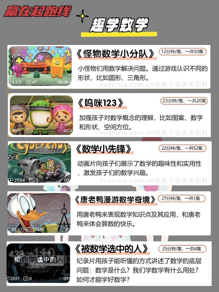 吐血整理45部幼小銜接必看紀(jì)錄片 輕松儲(chǔ)備小學(xué)知識(shí)