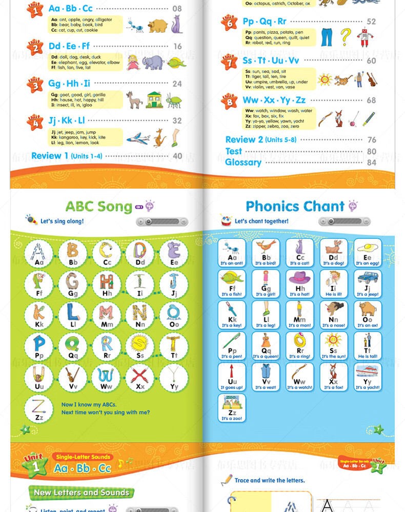 自然拼讀小學發音教材Phonics Sounds Great1-5冊電子版網盤下載