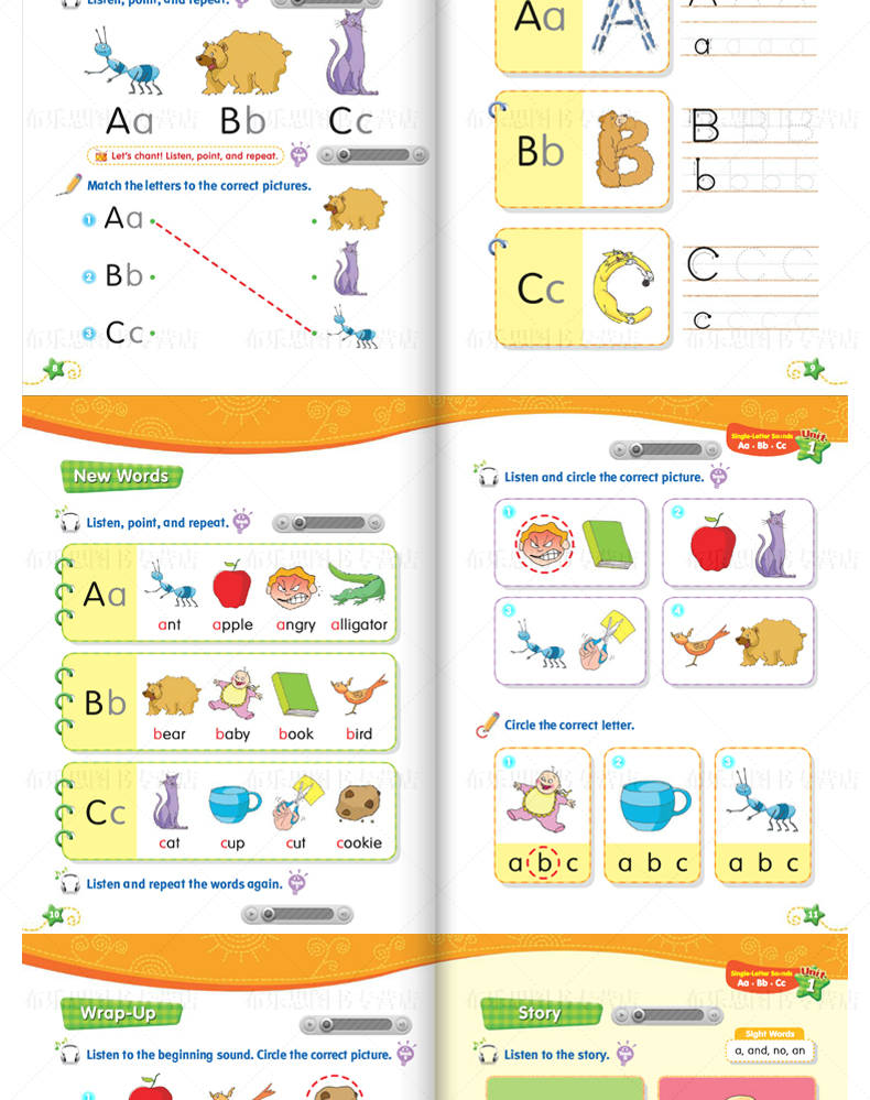 自然拼讀小學發音教材Phonics Sounds Great1-5冊電子版網盤下載