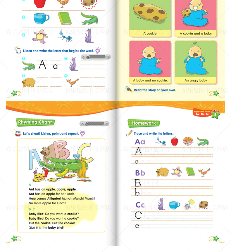 自然拼讀小學發音教材Phonics Sounds Great1-5冊電子版網盤下載