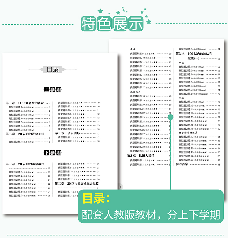 周計(jì)劃數(shù)學(xué)應(yīng)用題+計(jì)算題強(qiáng)化訓(xùn)練1-6年級(jí)電子版